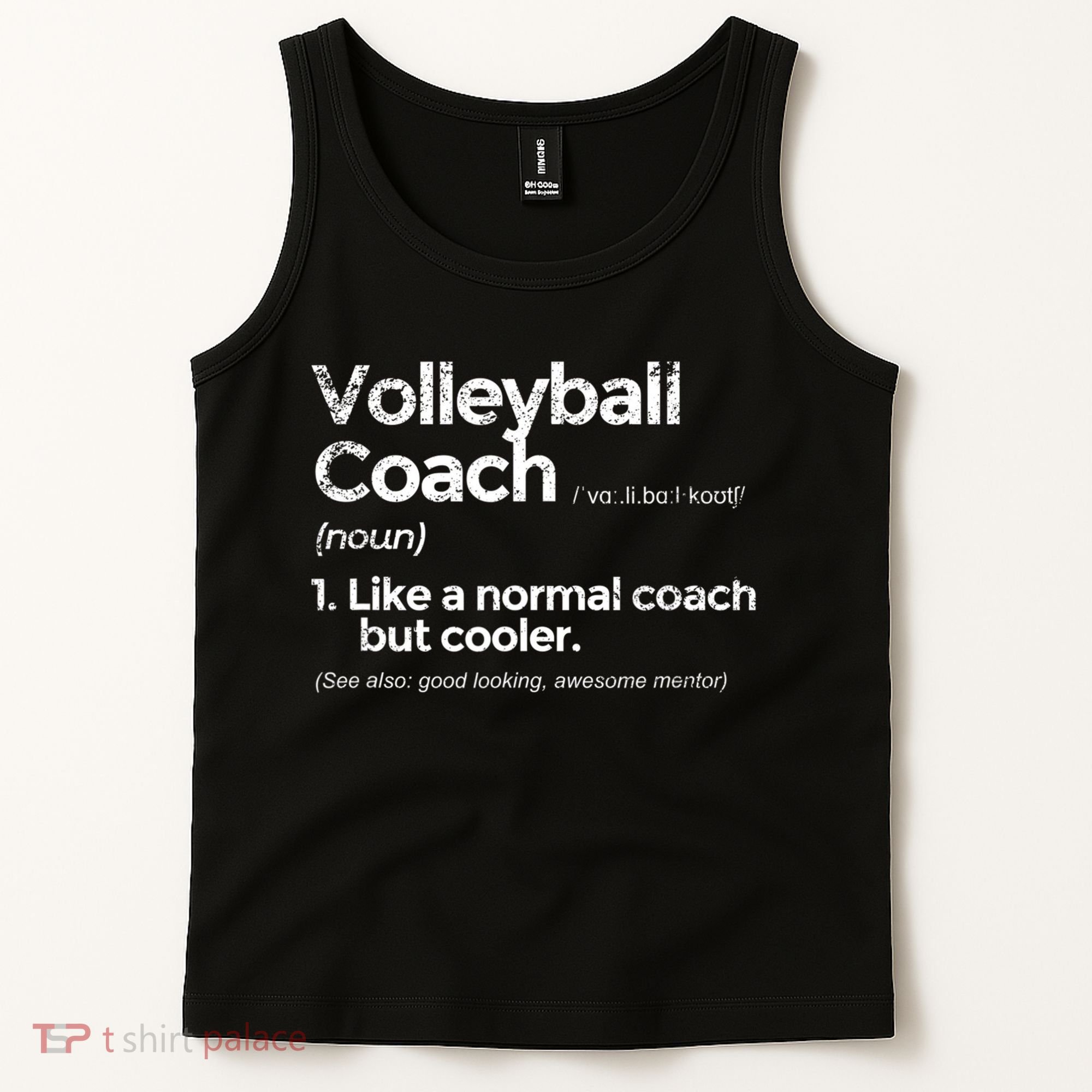 Volleyball Coach Definition Funny Gift Tank Top