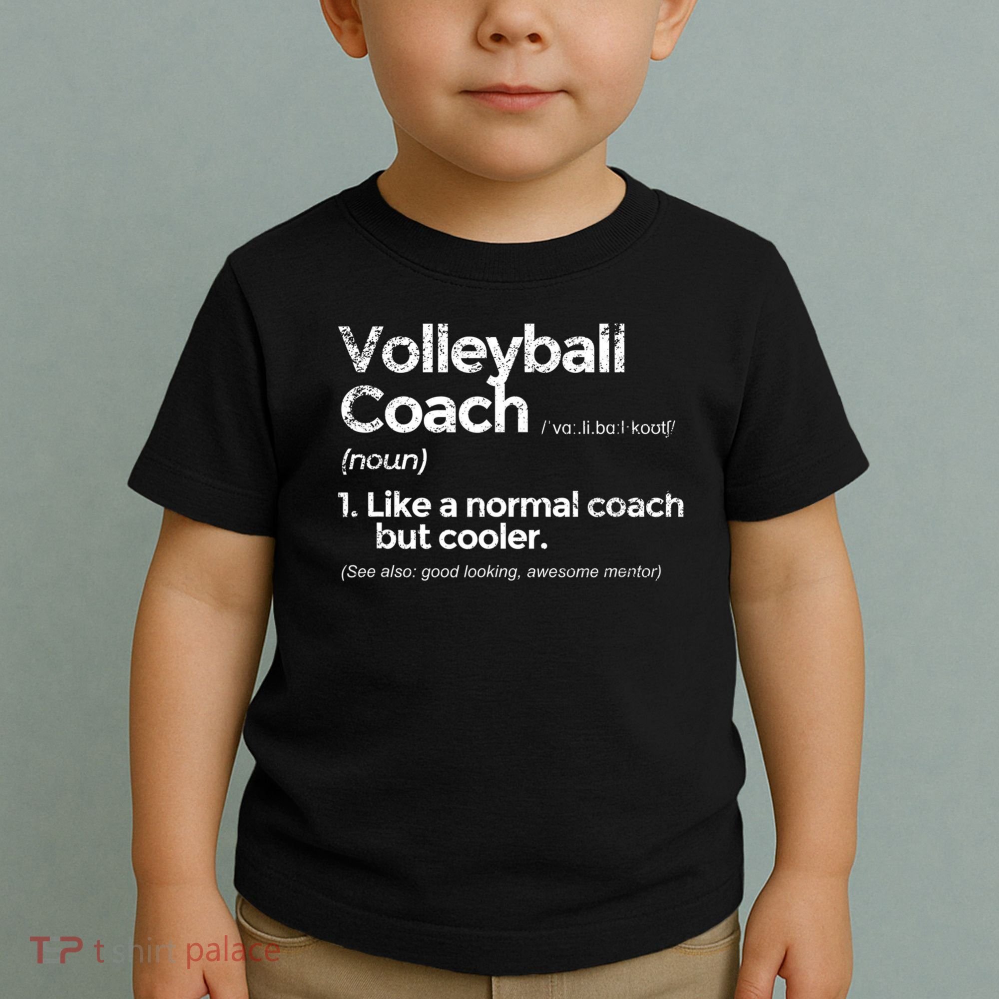 Volleyball Coach Definition Funny Gift Toddler T-Shirt