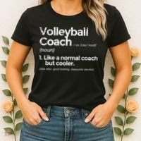 Volleyball Coach Definition Funny Gift Women's T-Shirt thumb 2