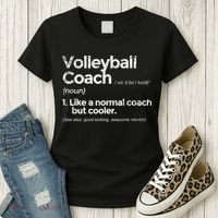 Volleyball Coach Definition Funny Gift Women's T-Shirt thumb 3