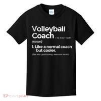Volleyball Coach Definition Funny Gift Kids T-Shirt thumb 0