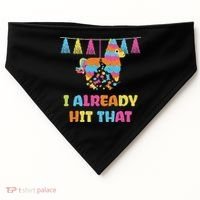 Vibrant Cinco De Mayo Piñata I Already Hit That Party USA-Made Doggie Bandana thumb 0