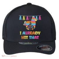 Vibrant Cinco De Mayo Piñata I Already Hit That Party Flexfit Unipanel Trucker Cap thumb 0
