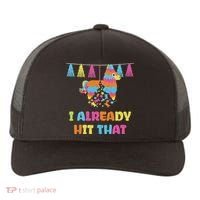 Vibrant Cinco De Mayo Piñata I Already Hit That Party Yupoong Adult 5-Panel Trucker Hat thumb 0