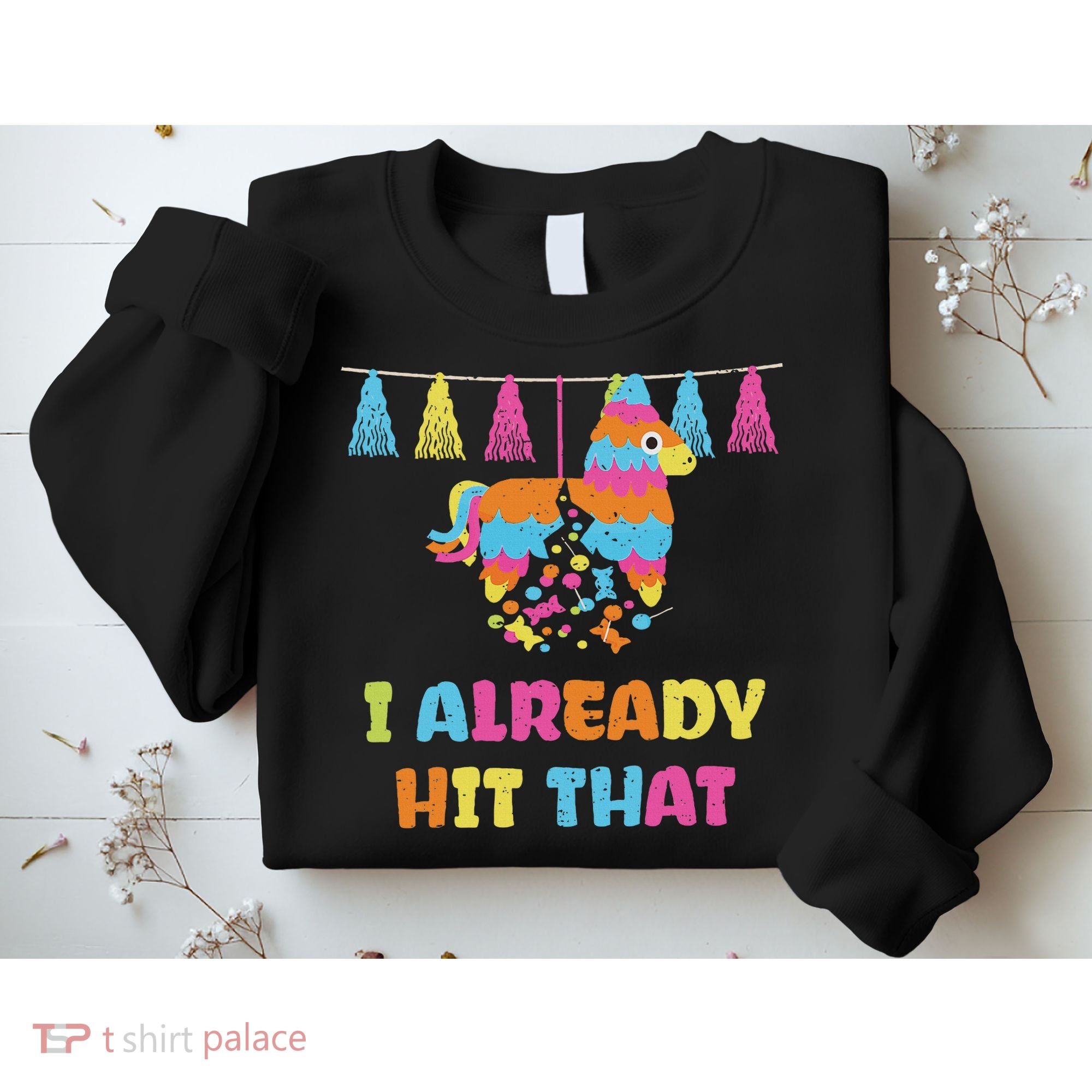 Vibrant Cinco De Mayo Piñata I Already Hit That Party Sweatshirt