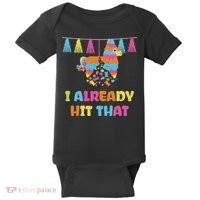 Vibrant Cinco De Mayo Piñata I Already Hit That Party Baby Bodysuit thumb 0