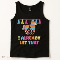 Vibrant Cinco De Mayo Piñata I Already Hit That Party Tank Top thumb 2