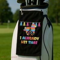 Vibrant Cinco De Mayo Piñata I Already Hit That Party Golf Towel thumb 2