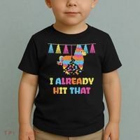 Vibrant Cinco De Mayo Piñata I Already Hit That Party Toddler T-Shirt thumb 2