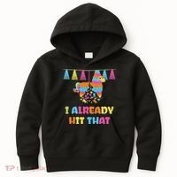 Vibrant Cinco De Mayo Piñata I Already Hit That Party Kids Hoodie thumb 0