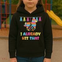 Vibrant Cinco De Mayo Piñata I Already Hit That Party Kids Hoodie thumb 3