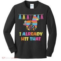 Vibrant Cinco De Mayo Piñata I Already Hit That Party Kids Long Sleeve Shirt thumb 0