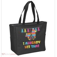 Vibrant Cinco De Mayo Piñata I Already Hit That Party Tote Bag thumb 2