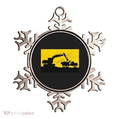 Vintage Construction Equipment Heavy Equipment Operator Ornament