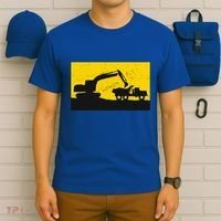 Vintage Construction Equipment Heavy Equipment Operator T-Shirt thumb 6