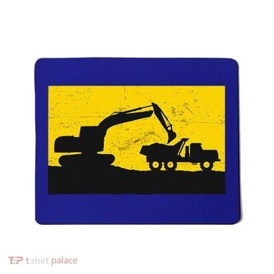 Vintage Construction Equipment Heavy Equipment Operator Mousepad