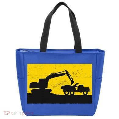 Vintage Construction Equipment Heavy Equipment Operator Tote Bag