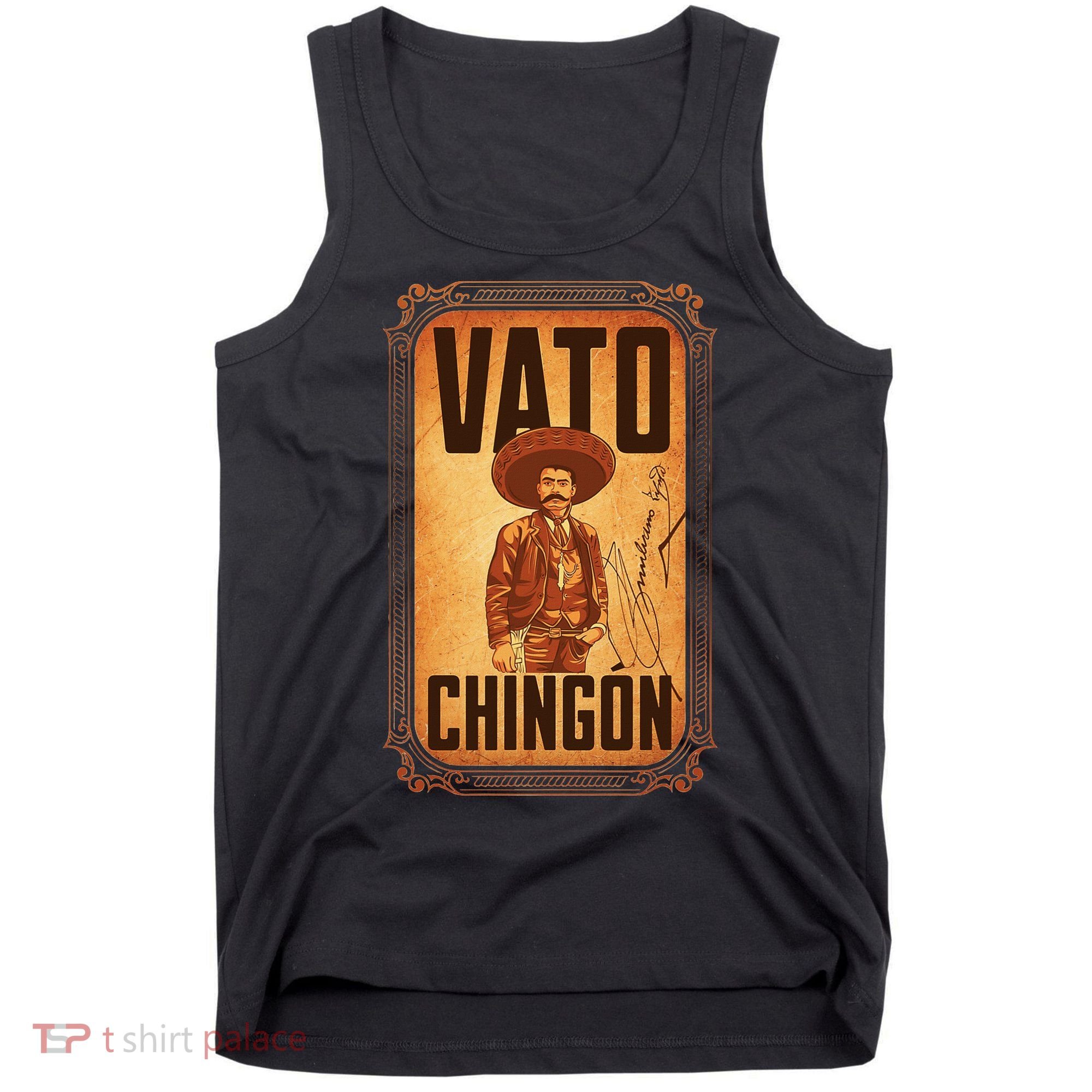 Vato ChingóN. Emiliano Zapata Portrait Tank Top
