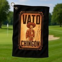 Vato ChingóN. Emiliano Zapata Portrait Golf Towel thumb 1