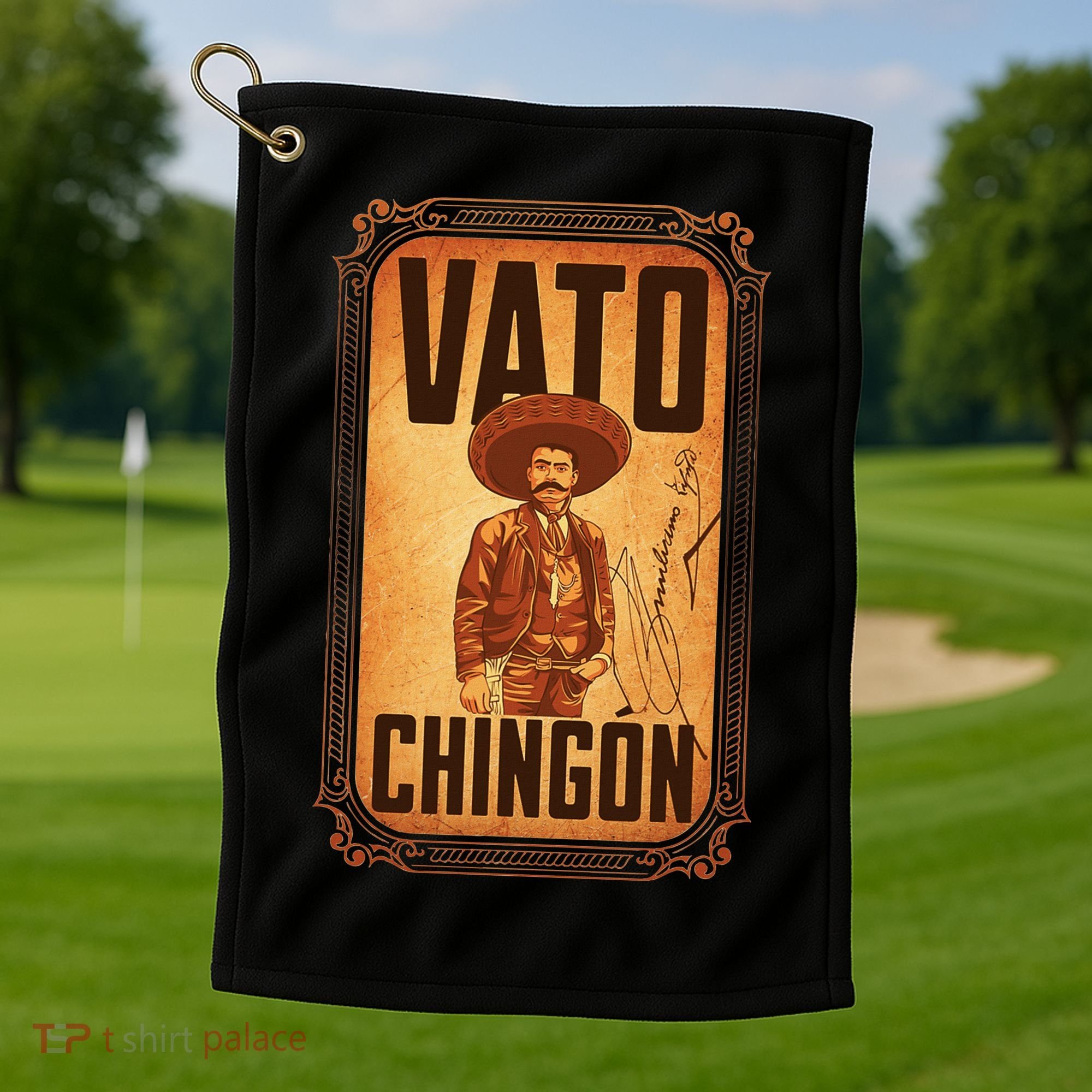 Vato ChingóN. Emiliano Zapata Portrait Golf Towel