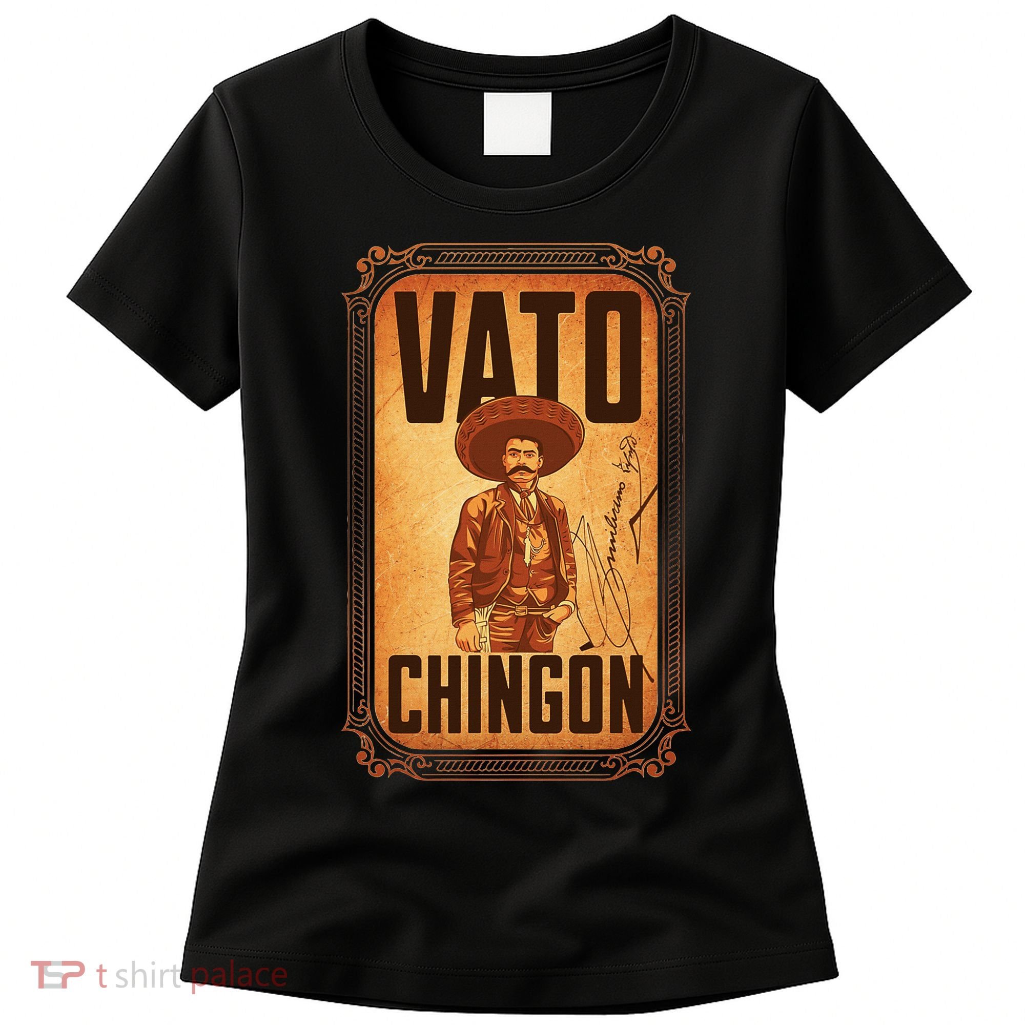 Vato ChingóN. Emiliano Zapata Portrait Women's T-Shirt