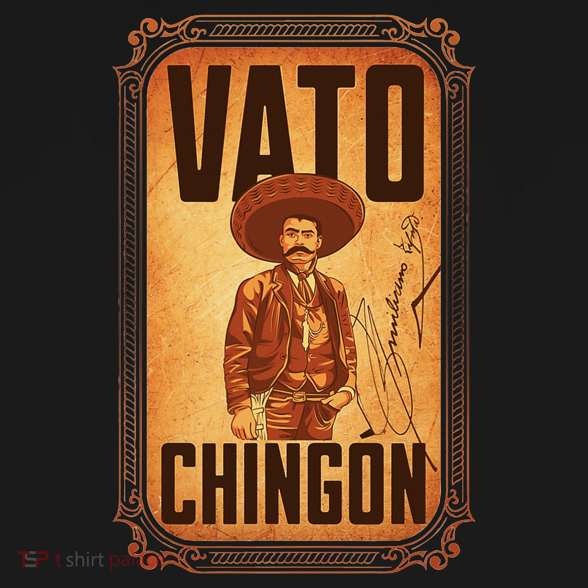Vato ChingóN. Emiliano Zapata Portrait Kids Sweatshirt