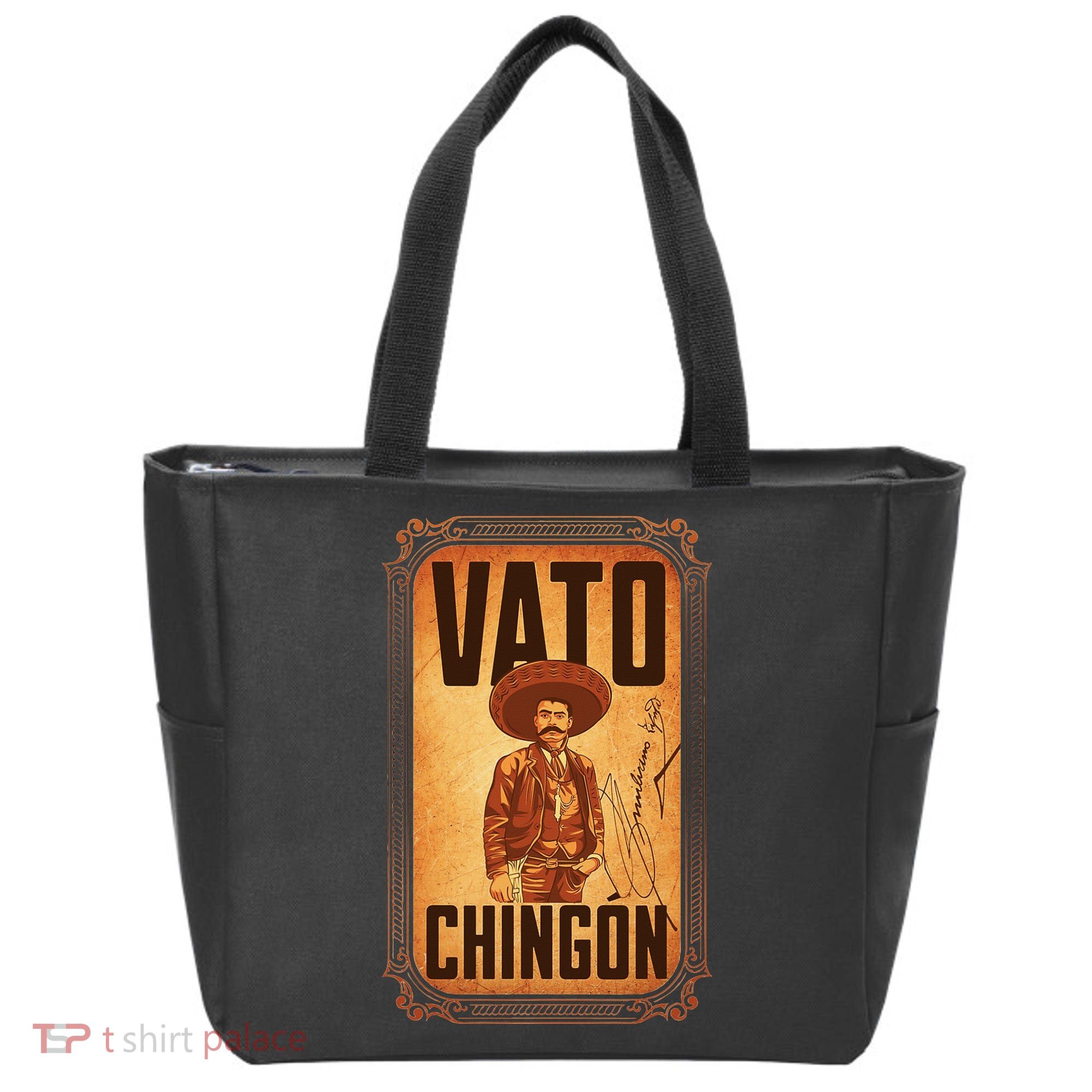 Vato ChingóN. Emiliano Zapata Portrait Tote Bag