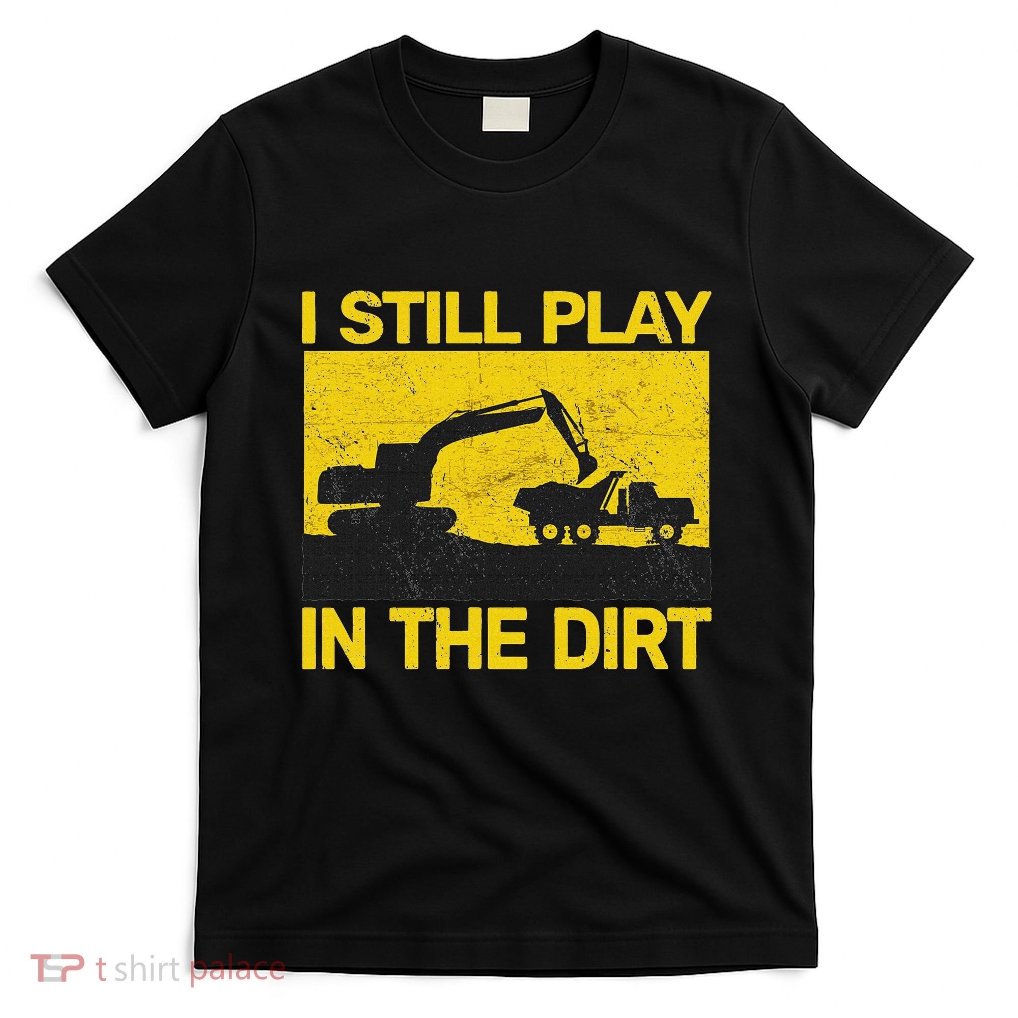 Vintage Construction Equipment Heavy Work T-Shirt