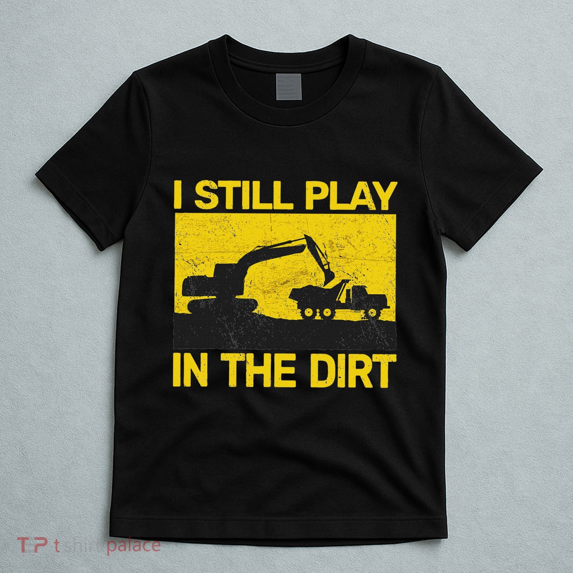 Vintage Construction Equipment Heavy Work T-Shirt