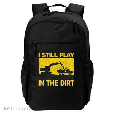 Vintage Construction Equipment Heavy Work Backpack