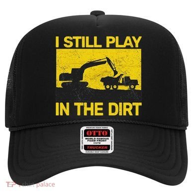 Vintage Construction Equipment Heavy Work Hat