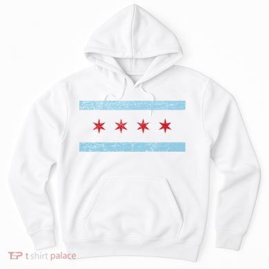 Vintage Chicago Flag Hoodie