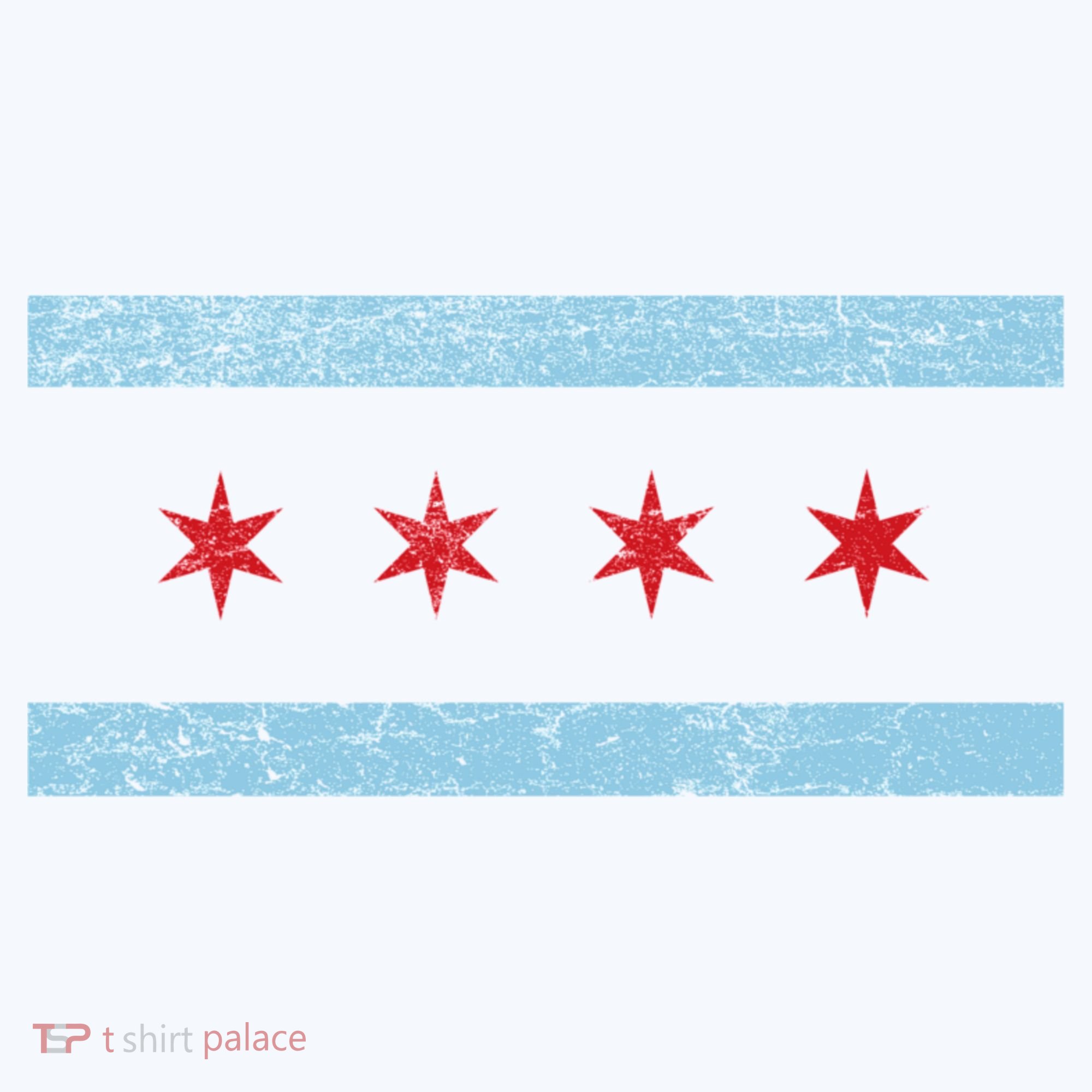 Vintage Chicago Flag Hoodie