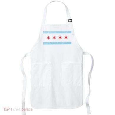 Vintage Chicago Flag Apron