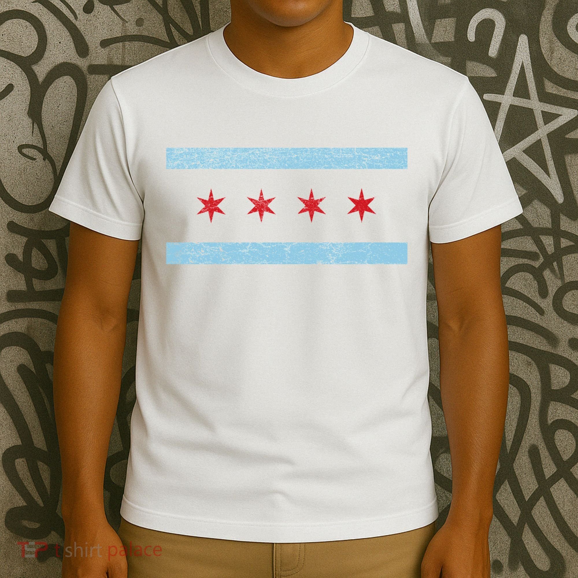 Vintage Chicago Flag T-Shirt