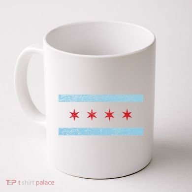 Vintage Chicago Flag Coffee Mug