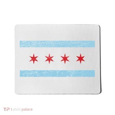 Vintage Chicago Flag Mousepad