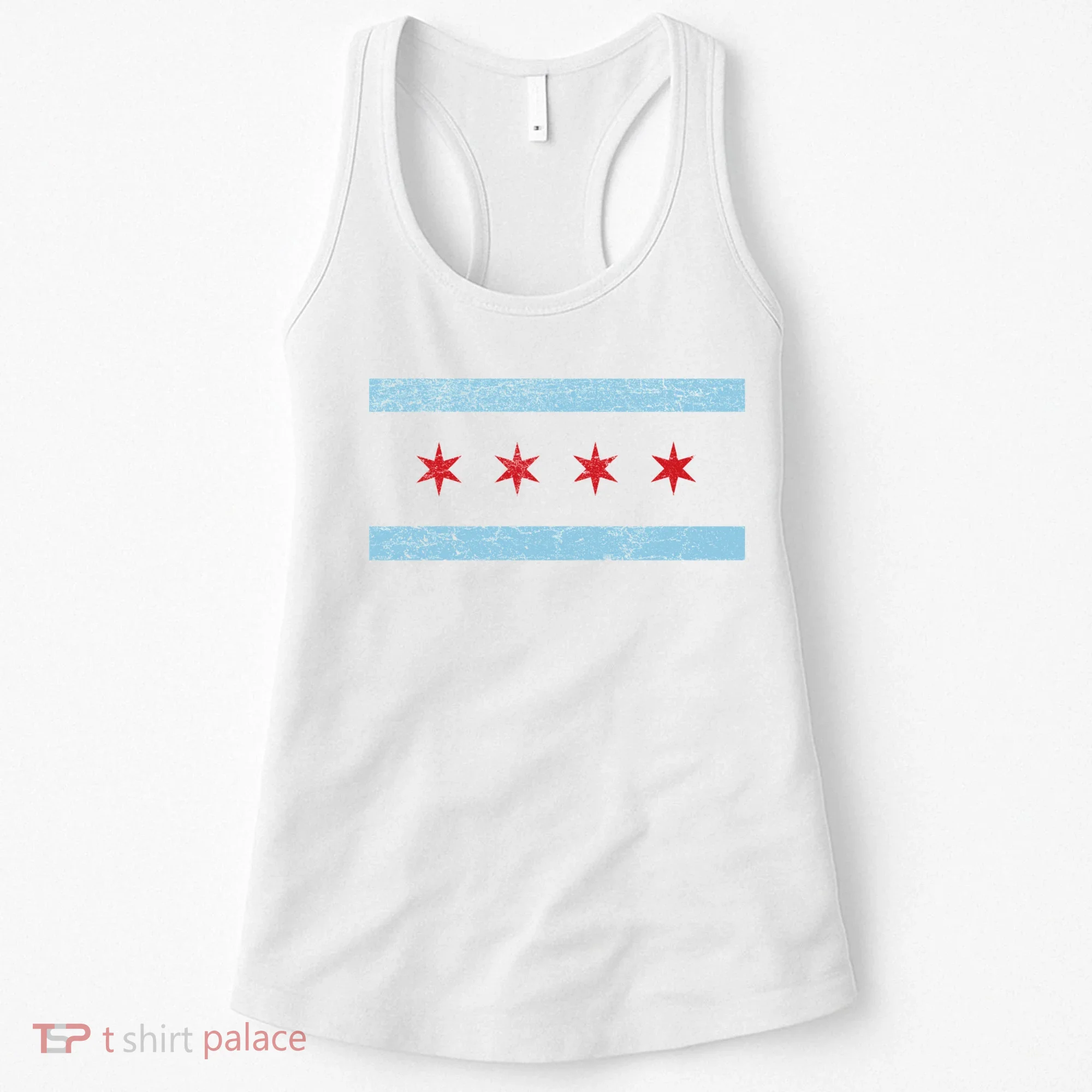 Vintage Chicago Flag Women's Tank Top