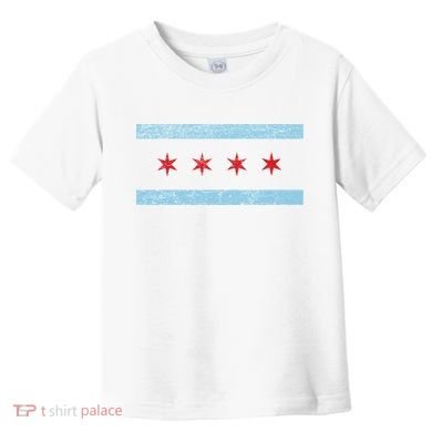 Vintage Chicago Flag Toddler T-Shirt