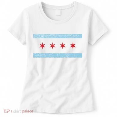 Vintage Chicago Flag Women's T-Shirt