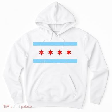 Vintage Chicago Flag Hoodie