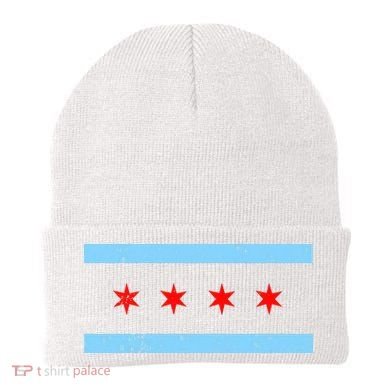 Vintage Chicago Flag Beanie