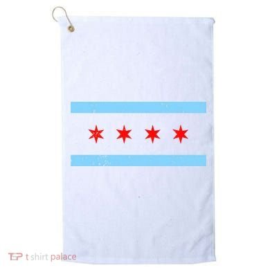Vintage Chicago Flag Golf Towel