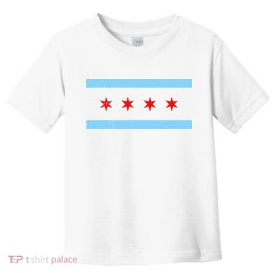 Vintage Chicago Flag Toddler T-Shirt