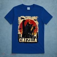 Vintage Catzilla Funny Kitten and Cat  T-Shirt thumb 5