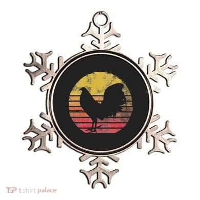 Vintage Cock Fight Rooster Ornament