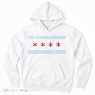 Vintage Chicago Flag Hoodie