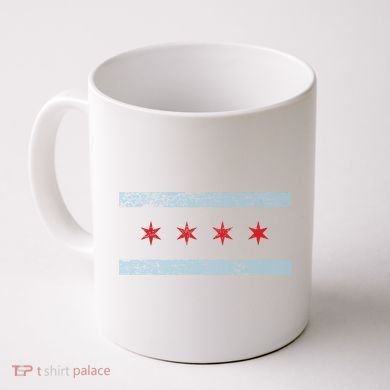 Vintage Chicago Flag Coffee Mug