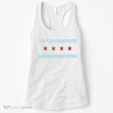 Vintage Chicago Flag Women's Tank Top