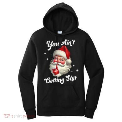 Vintage Christmas Funny Santa Claus Women's Hoodie